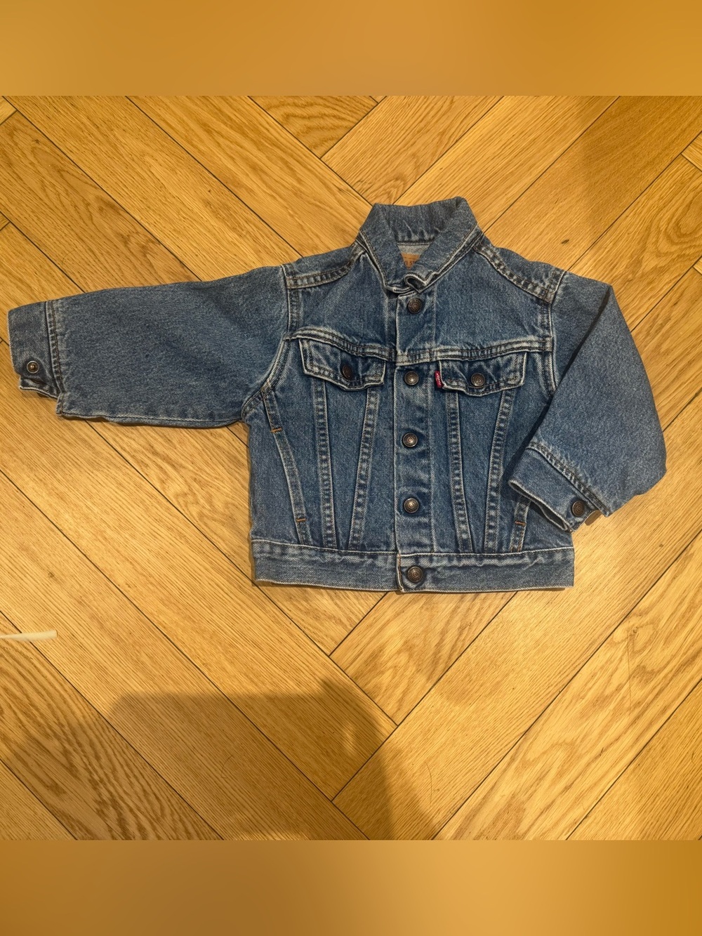 Levi's Kids Classic Blue Denim Jacket with Button Front
